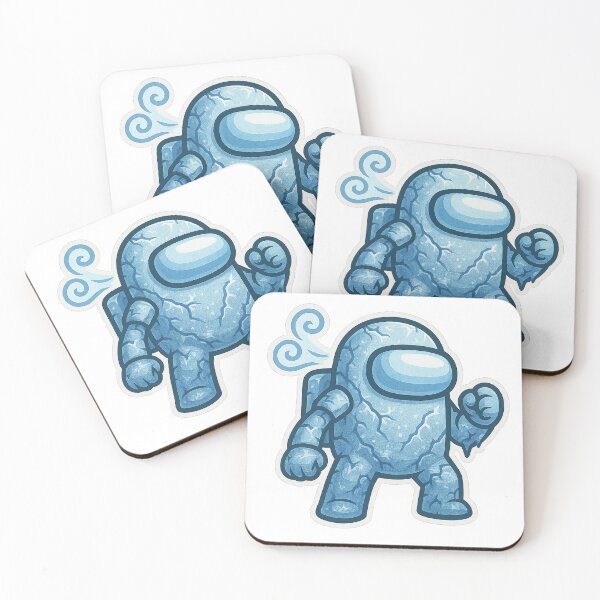 Item preview, Dispatch Game Ice Warrior Sticker | Frost Sentinel Frozen Crewmate | Cold Power PNG designed and sold by Gurjeetpixelart.