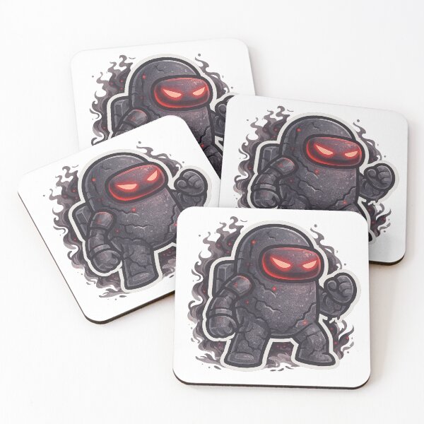 Item preview, Dispatch Game Shadow Reaper Sticker | Dark Demon Crewmate | Red Eyes Evil Power PNG designed and sold by Gurjeetpixelart.