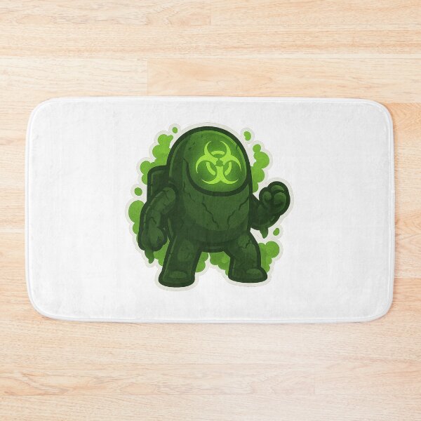 Item preview, Dispatch Game Toxic Ranger Sticker | Green Biohazard Crewmate | Poison Aura PNG designed and sold by Gurjeetpixelart.