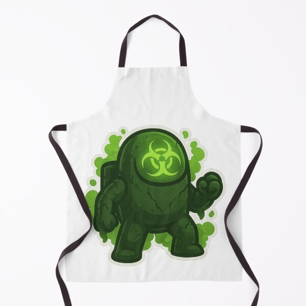 Item preview, Dispatch Game Toxic Ranger Sticker | Green Biohazard Crewmate | Poison Aura PNG designed and sold by Gurjeetpixelart.