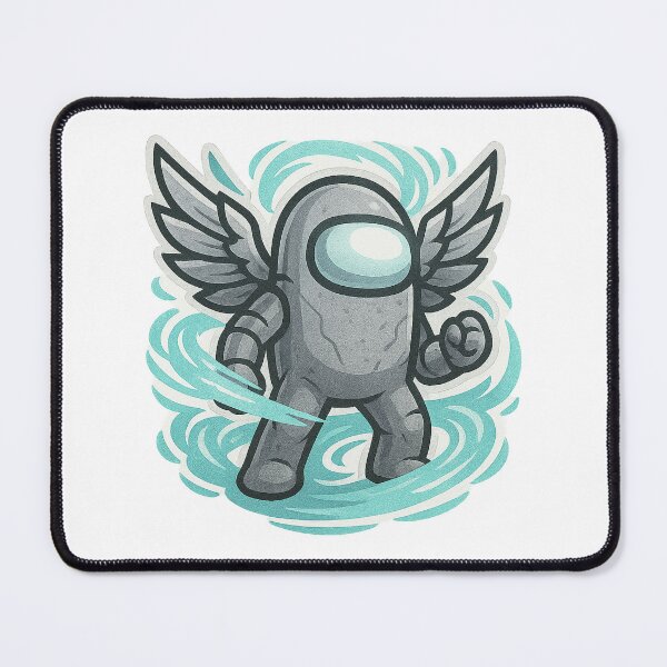 Item preview, Dispatch Game Wind Warrior Sticker | Storm Valkyrie Winged Crewmate | Air Power PNG designed and sold by Gurjeetpixelart.