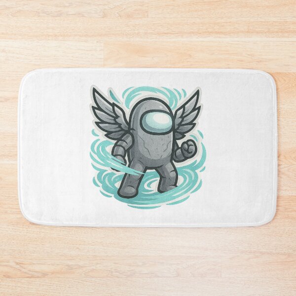 Item preview, Dispatch Game Wind Warrior Sticker | Storm Valkyrie Winged Crewmate | Air Power PNG designed and sold by Gurjeetpixelart.