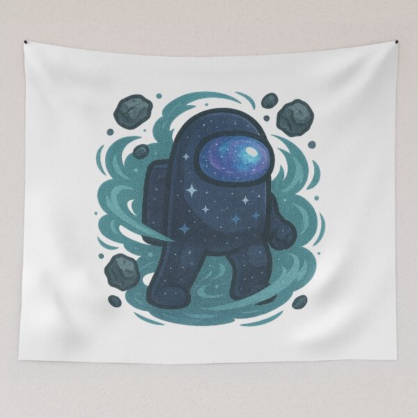 Item preview, Dispatch Game Galaxy Warrior Sticker | Cosmic Crewmate | Space Titan Stars PNG designed and sold by Gurjeetpixelart.