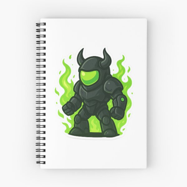 Item preview, Dispatch Game Toxic Demon Sticker | Neon Green Hellfire Crewmate | Poison Flame Warrior PNG designed and sold by Gurjeetpixelart.