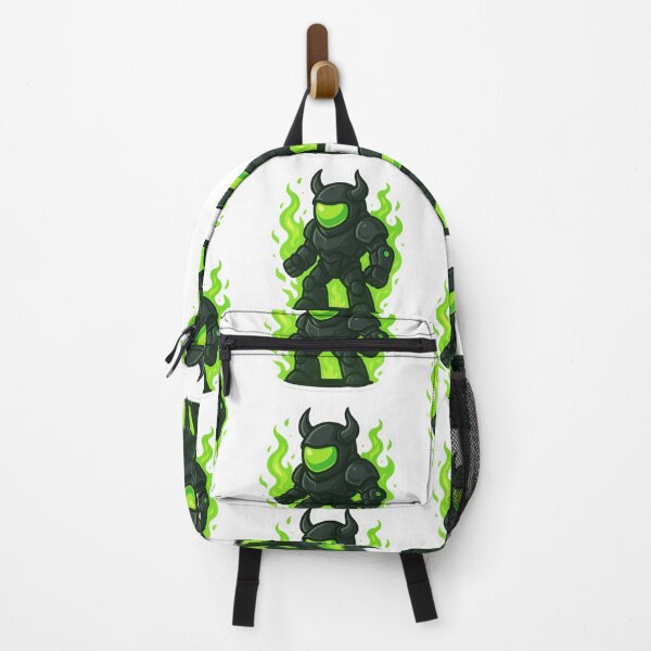 Item preview, Dispatch Game Toxic Demon Sticker | Neon Green Hellfire Crewmate | Poison Flame Warrior PNG designed and sold by Gurjeetpixelart.