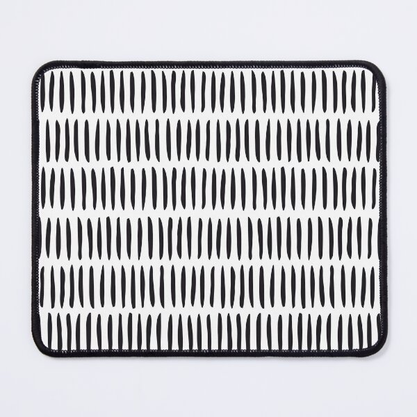 Item preview, Scandi Stripes Pattern Black White, Nordic Scandinavian Design designed and sold by Petra Lang.