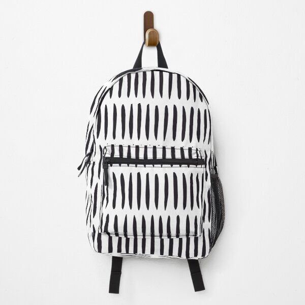 Item preview, Scandi Stripes Pattern Black White, Nordic Scandinavian Design designed and sold by Petra Lang.