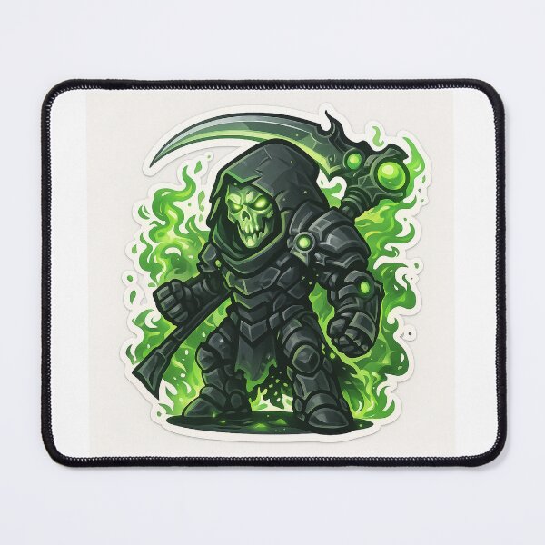Item preview, Dispatch Game Emerald Blade Sticker | Green Sword Crewmate | Flame Knight PNG designed and sold by Gurjeetpixelart.