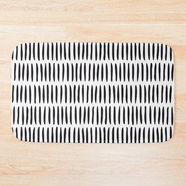 Item preview, Scandi Stripes Pattern Black White, Nordic Scandinavian Design  designed and sold by Petra Lang.