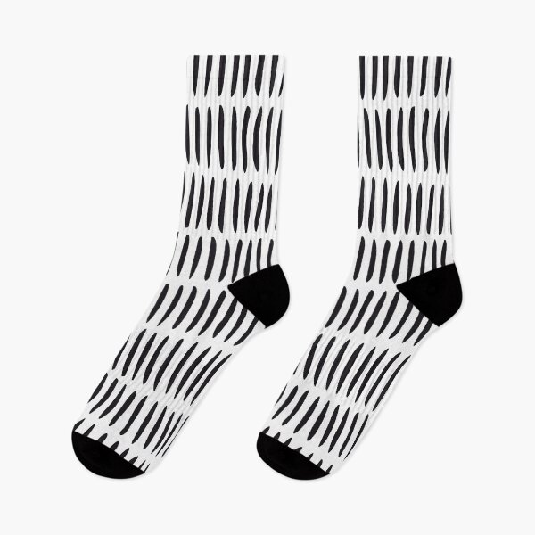 Item preview, Scandi Stripes Pattern Black White, Nordic Scandinavian Design  designed and sold by Petra Lang.