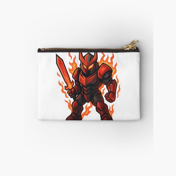Item preview, Dispatch Game Rage Warrior Sticker | Red Flame Knight Crewmate | Burning Sword PNG designed and sold by Gurjeetpixelart.