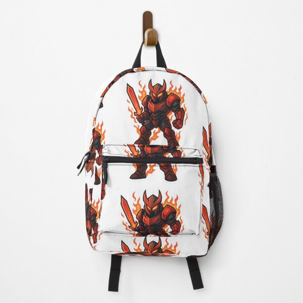 Item preview, Dispatch Game Rage Warrior Sticker | Red Flame Knight Crewmate | Burning Sword PNG designed and sold by Gurjeetpixelart.