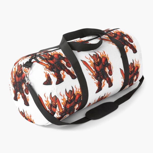 Item preview, Dispatch Game Rage Warrior Sticker | Red Flame Knight Crewmate | Burning Sword PNG designed and sold by Gurjeetpixelart.