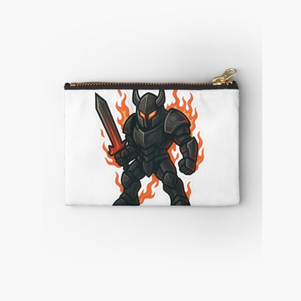 Item preview, Dispatch Game Dark Flame Sticker | Black Hellfire Crewmate | Fire Demon Warrior PNG designed and sold by Gurjeetpixelart.