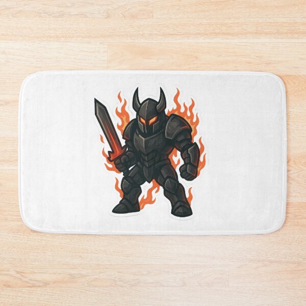 Item preview, Dispatch Game Dark Flame Sticker | Black Hellfire Crewmate | Fire Demon Warrior PNG designed and sold by Gurjeetpixelart.