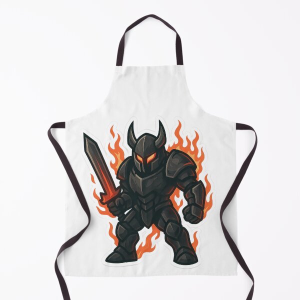 Item preview, Dispatch Game Dark Flame Sticker | Black Hellfire Crewmate | Fire Demon Warrior PNG designed and sold by Gurjeetpixelart.