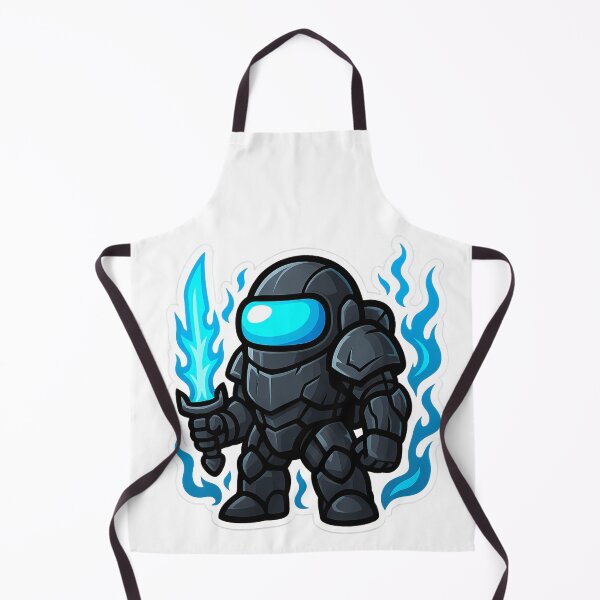 Item preview, Dispatch Game Energy Blade Sticker | Blue Neon Sword Crewmate | Electric Fire Armor PNG designed and sold by Gurjeetpixelart.
