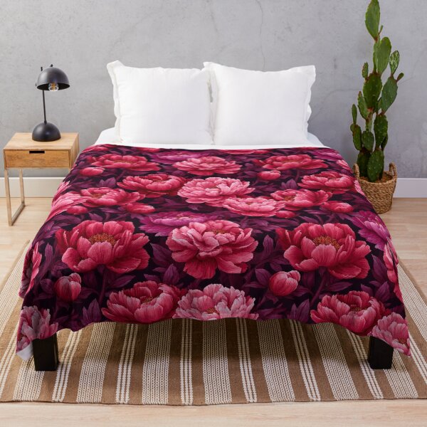 Item preview, Colorful Graceful Floral Peonies For Sunny Interiors designed and sold by RoyalStarsPatts.
