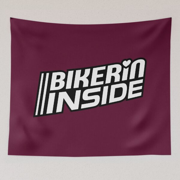 Item preview, Biker inside lettering (black white) designed and sold by VEB Ostladen.
