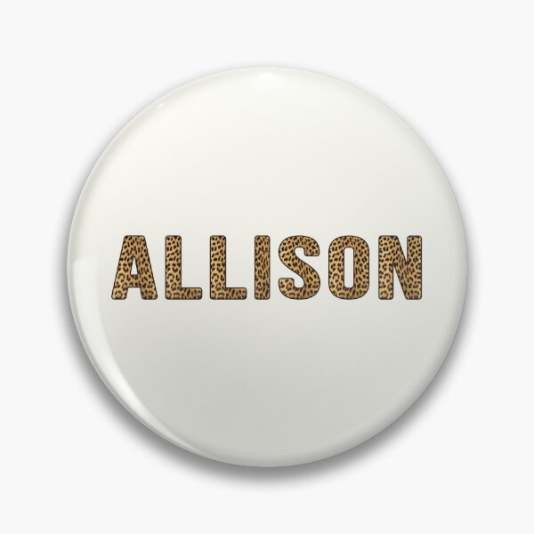 Item preview, Allison Name Leopard Print designed and sold by Jeallan Designs.