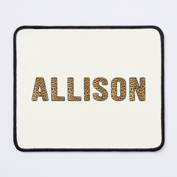 Item preview, Allison Name Leopard Print designed and sold by Jeallan Designs.
