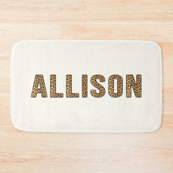 Item preview, Allison Name Leopard Print designed and sold by Jeallan Designs.