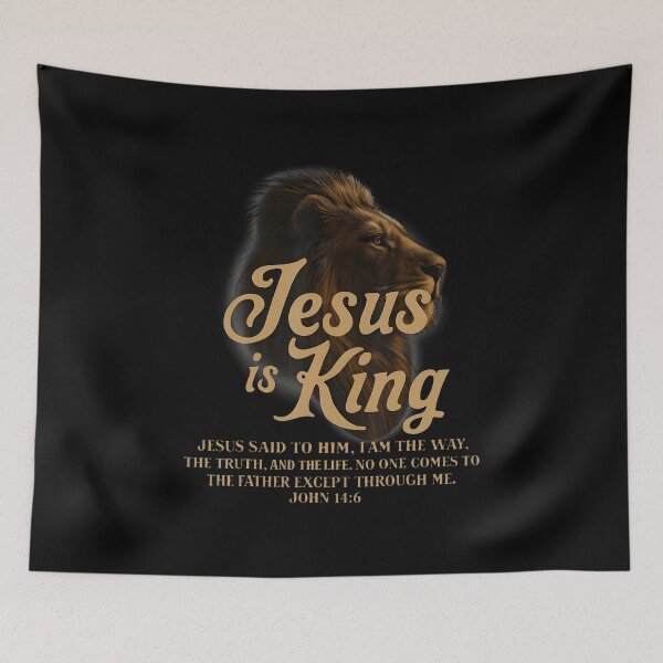 Item preview, Jesus Is King Lion John 146 Verseart Gift For Men Women Kid designed and sold by AlicaMonica.