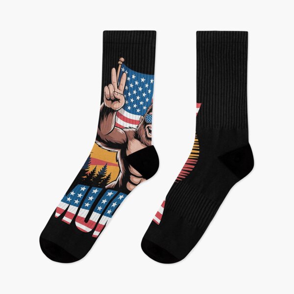 Item preview, Men Murica Bigfoot 4th July American Flag Toddler Boy designed and sold by MathisBellanger.