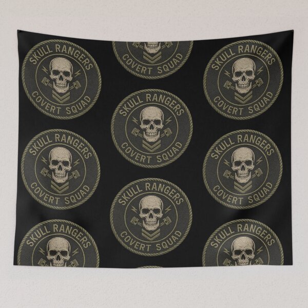 Item preview, Skull Rangers Covert Squad piston patch designed and sold by LaNadaYFundante.