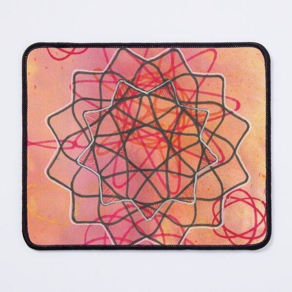 Item preview, Red 12 Pointed Spirograph designed and sold by LiorSmithDesign.