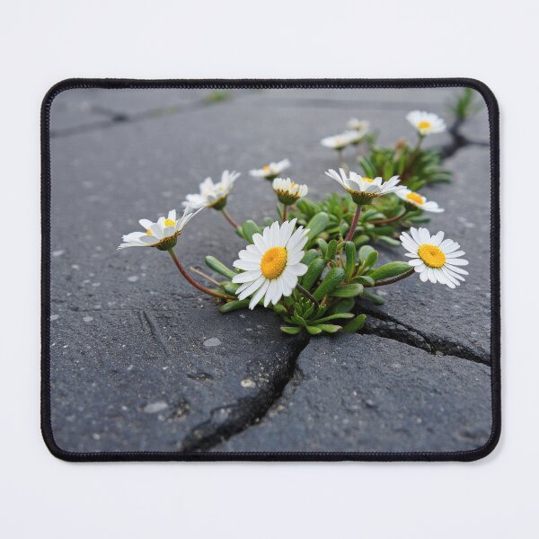 Item preview, daisies thriving in asphalt designed and sold by psychoshadow.