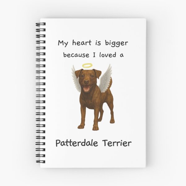 Item preview, My heart is bigger because I loved a patterdale terrier brown with folded ears  designed and sold by RennlyDesigns.