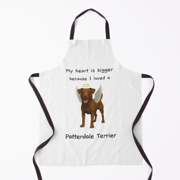 Item preview, My heart is bigger because I loved a patterdale terrier brown with folded ears designed and sold by RennlyDesigns.