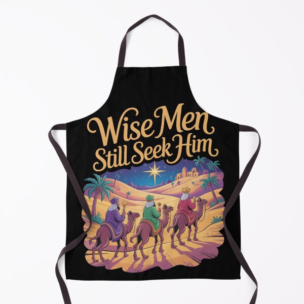 Item preview, Wise Men Still Seek Him Christmas Cartoon Magi Following the Star of Bethlehem designed and sold by SkymarArt.