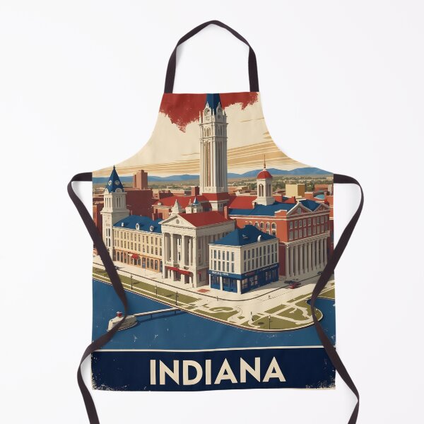 Item preview, Noblesville Indiana 1950s USA Vintage Travel Tourism designed and sold by TravelersGems.