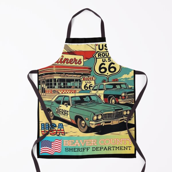 Item preview, Classic American Police/Sheriff cars 7 designed and sold by T-shirt365brand.