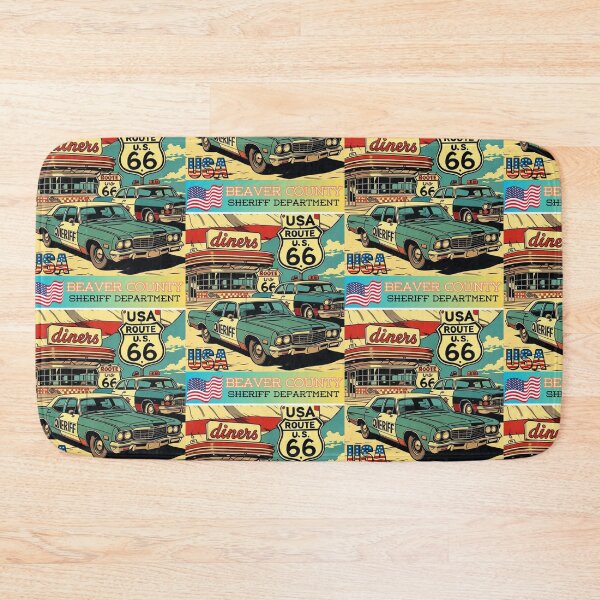 Item preview, Classic American Police/Sheriff cars 7 designed and sold by T-shirt365brand.