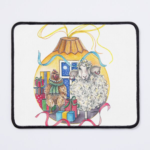 Item preview, Christmas toy with bow,animals and gifts designed and sold by Yulchikdesign.
