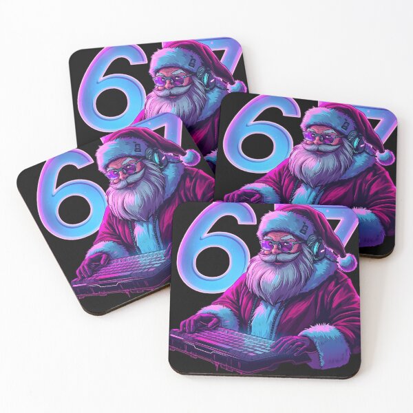 Item preview, 67 Santa Gamer Neon RGB Art designed and sold by SoulenCify.
