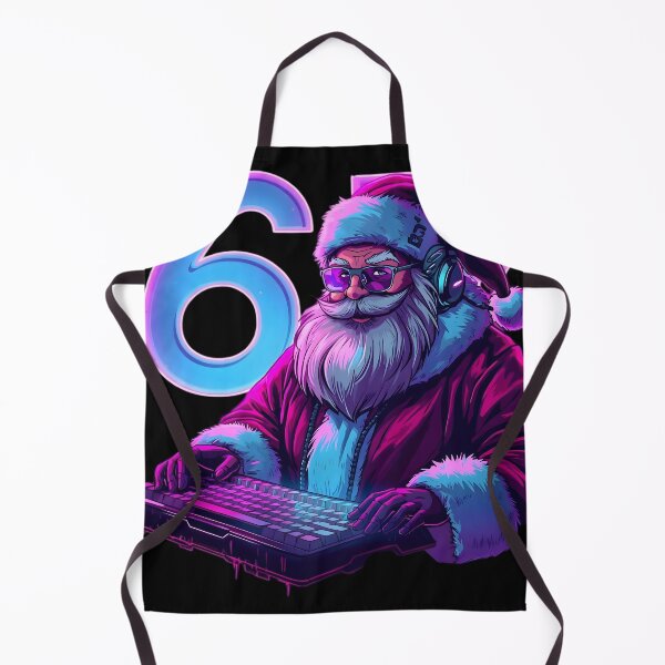 Item preview, 67 Santa Gamer Neon RGB Art designed and sold by SoulenCify.