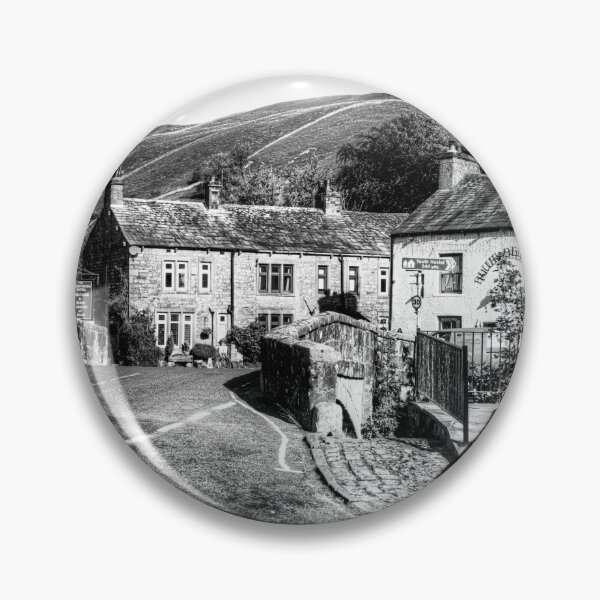 Item preview, Kettlewell, Yorkshire, Charming Village Landscape, Black And White designed and sold by Paul Thompson Photography.