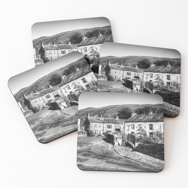 Item preview, Kettlewell, Yorkshire, Charming Village Landscape, Black And White designed and sold by Paul Thompson Photography.