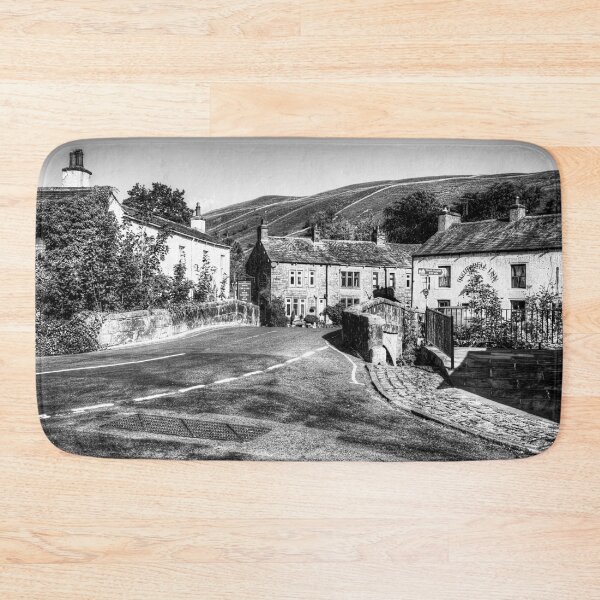 Item preview, Kettlewell, Yorkshire, Charming Village Landscape, Black And White designed and sold by Paul Thompson Photography.