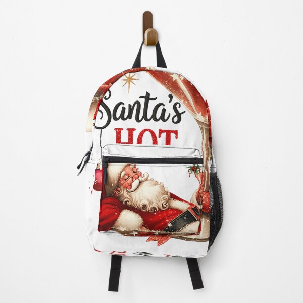 Item preview, Santa Hot Mess Funny Cocktail Bright Festive Holiday Scene designed and sold by ImeldaSparks.