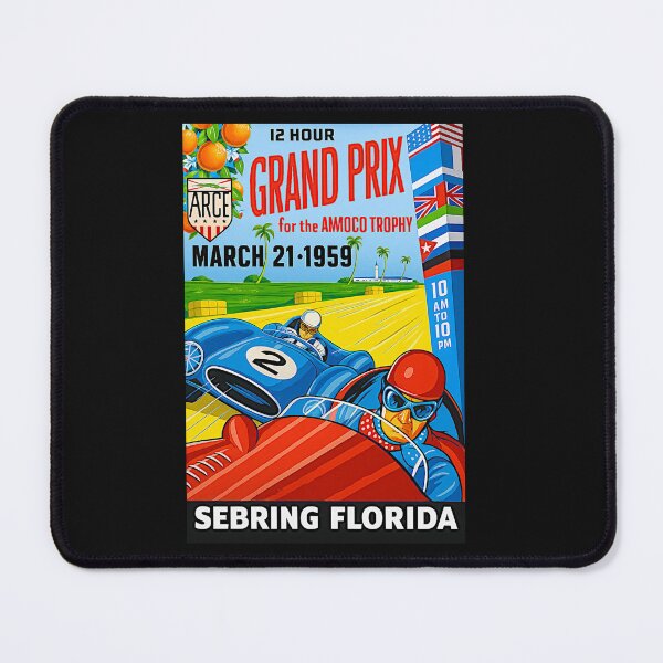Item preview, Sebring 1959 12 hour Grand Prix vintage Variation#1 designed and sold by Helios Be. Lavsh.