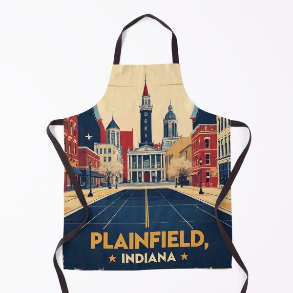 Item preview, Plainfield Indiana 1950s USA Vintage Travel Tourism designed and sold by TravelersGems.