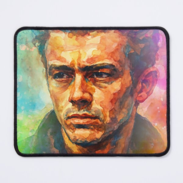 Item preview, James Dean Watercolour Portrait – Iconic Rebel Art Print designed and sold by ConorKeeganArt.