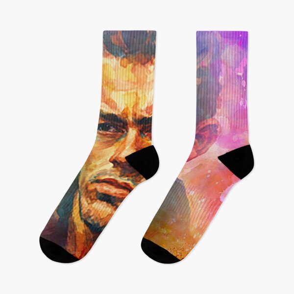 Item preview, James Dean Watercolour Portrait – Iconic Rebel Art Print designed and sold by ConorKeeganArt.