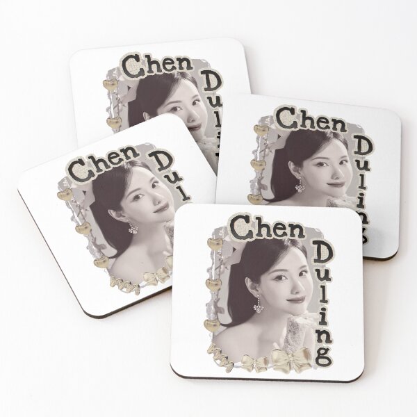 Item preview, Chen Duling (陈都灵) Chinese Actress Cdrama Chinese Entertainment Scrapbook Collage Cozy Y2K Vintage Design designed and sold by HELL0WBELLO.