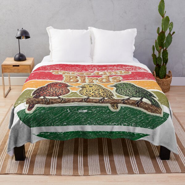 Item preview, Three Little Birds Retro Reggae Art - Rasta Colors & Leopard Print designed and sold by Hen-C-Art.
